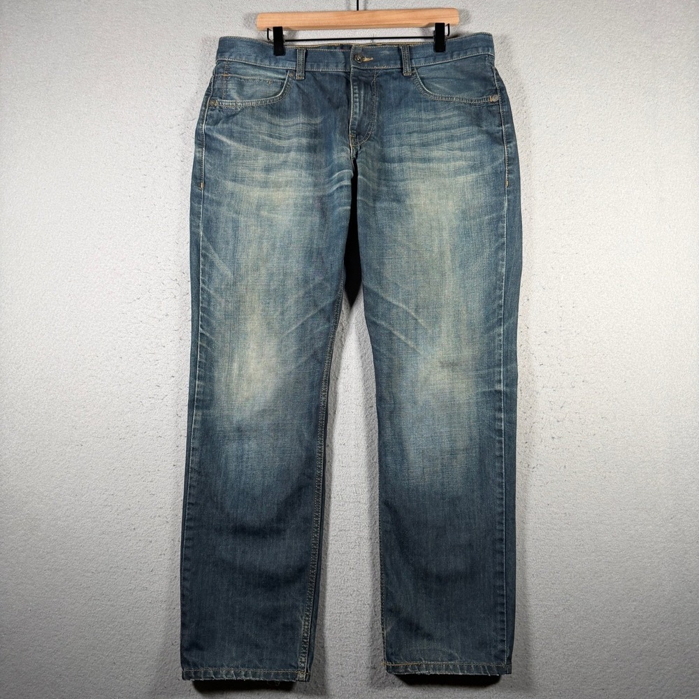 LC Waikiki Xside Men Straight Fit Jeans Dark Rodeo Blue 3K5965Z8 36x32 (Fits 38)